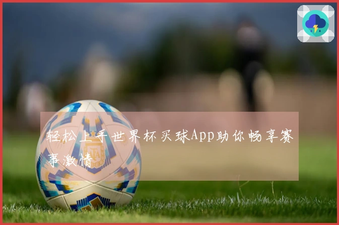 轻松上手世界杯买球App助你畅享赛事激情